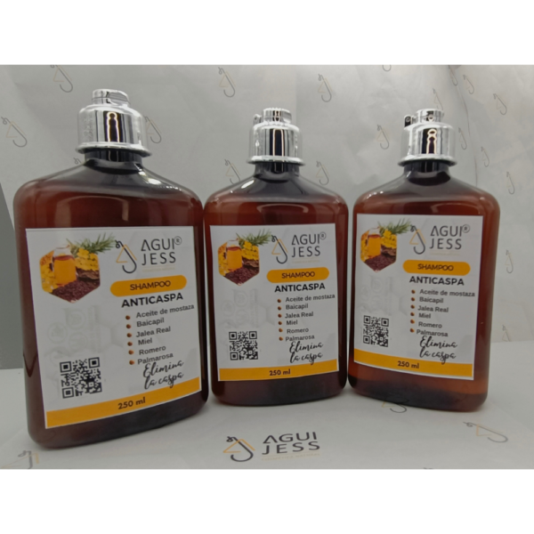 APICREAM SHAMPOO ANTICASPA ACEITE DE MOSTAZA Y MIEL | Venta al Mayor